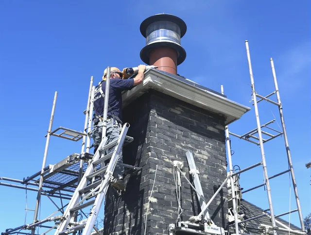 Sturdy chimney crown finished by Kendall Chimney Sweep in Kendall, FL