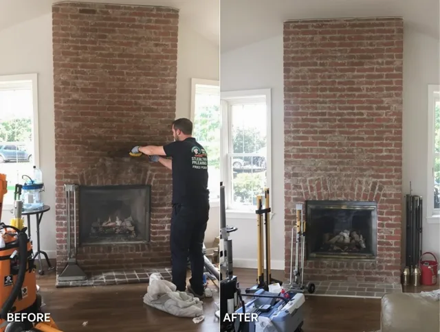 Finished chimney sweeping service by Kendall Chimney Sweep in Kendall, FL