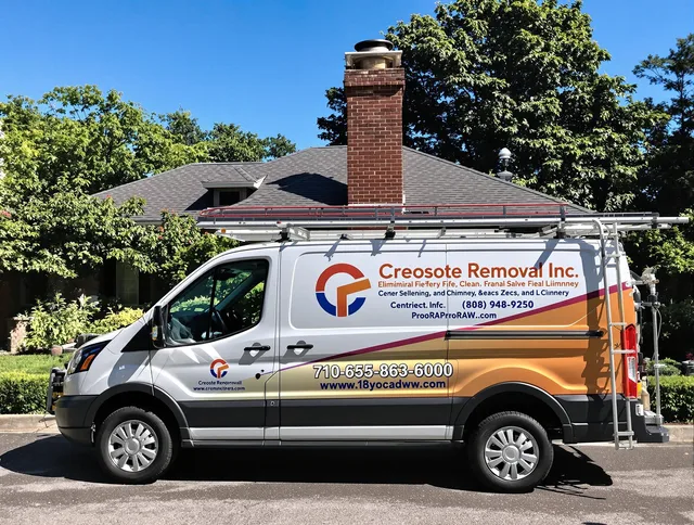 Kendall Chimney Sweep technician removing creosote safely in Kendall, FL