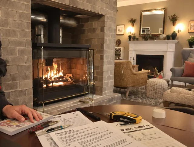 Kendall Chimney Sweep verifying fireplace safety measures in Kendall, FL